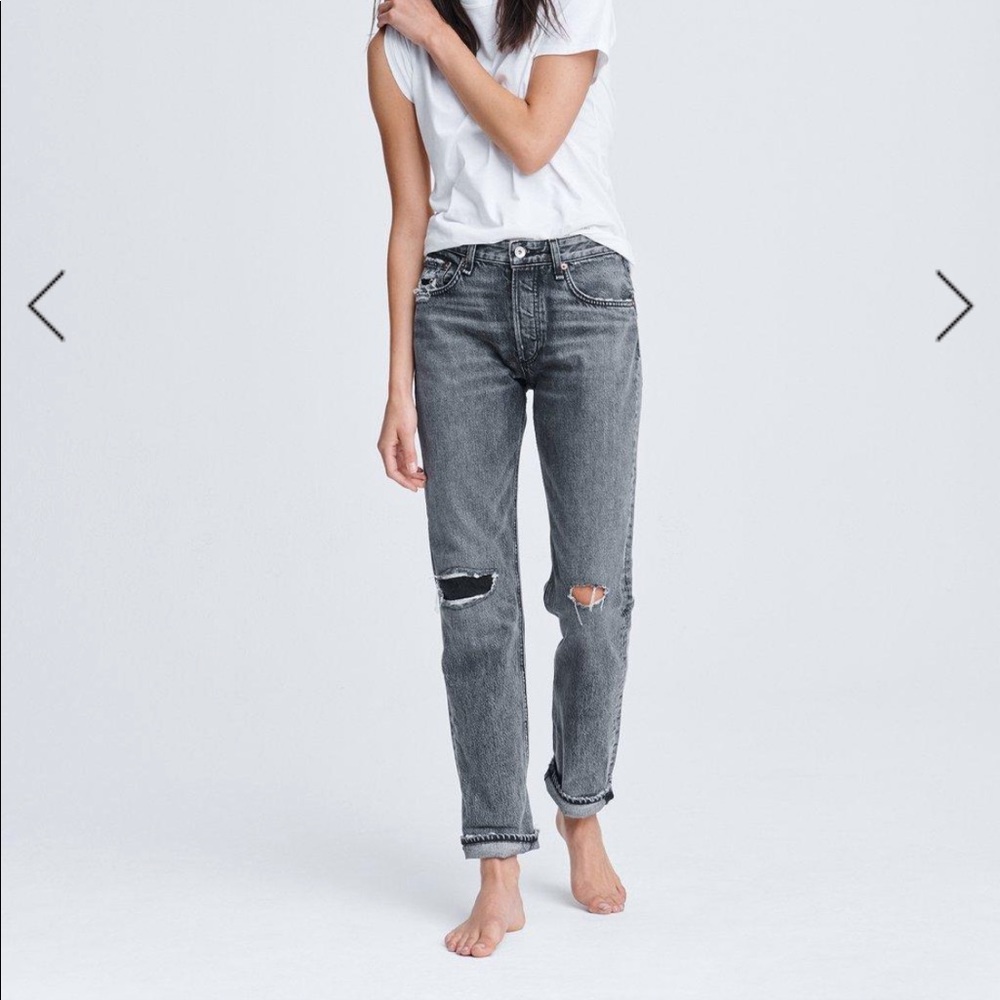 Rag & Bone Rosa Mid Rise Boyfriend Jean